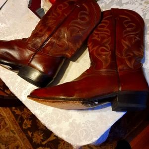Mens Dan Post western boots.Used but in great shape much wear left. Leather